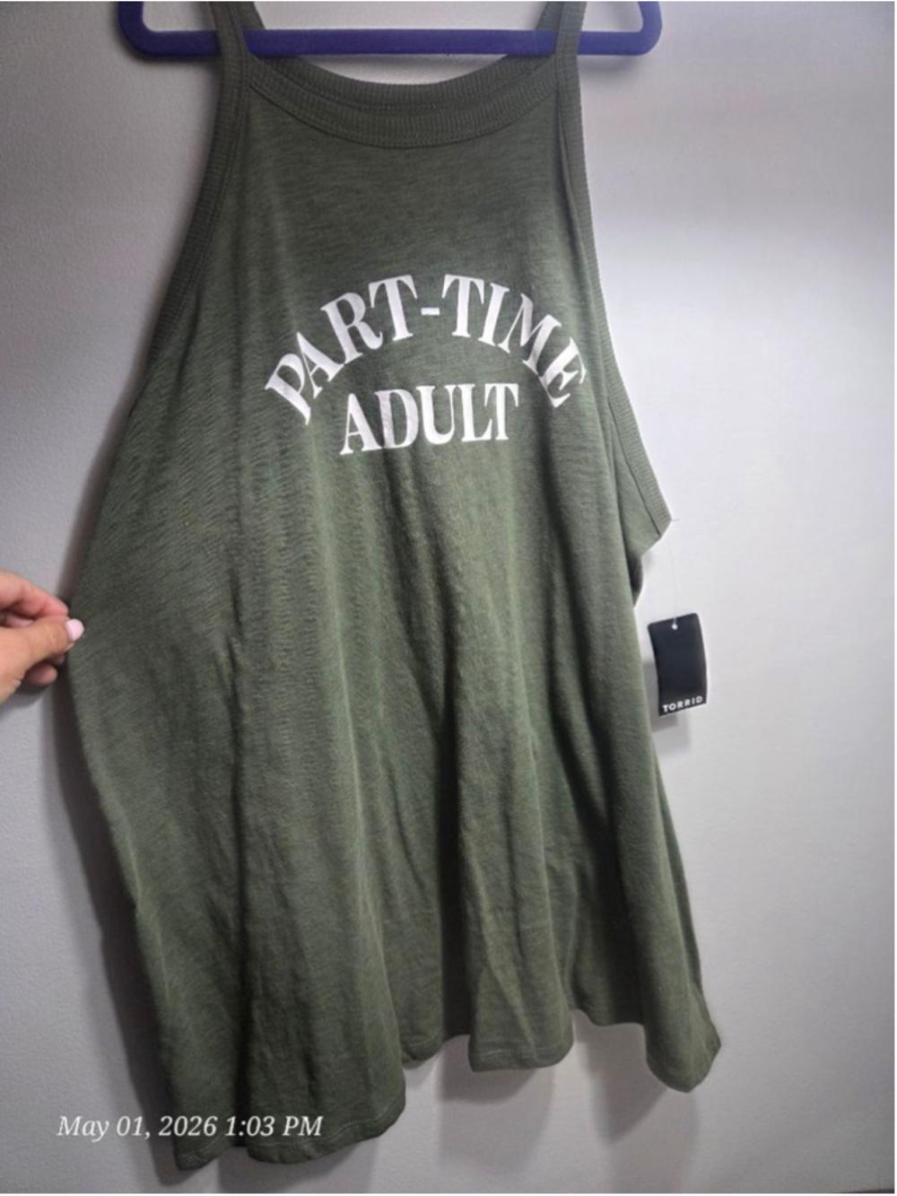 Torrid "Part Time Adult" Sleeveless Top